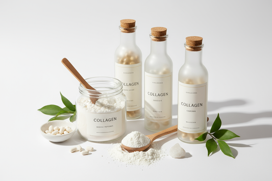 skin collagen fiber structure boosted by silicon